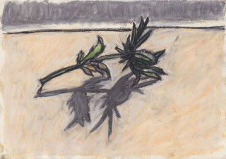 untitled, 2024, pastell on paper, 30 x 21 cm